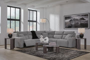 Modmax II Salt and Pepper 5-Piece Power Reclining Sectional - 65906S8