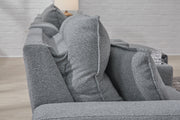 Modmax II Salt and Pepper 6-Piece Reclining Sectional with Console - 65906S36