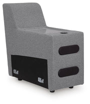 Modmax II Salt and Pepper 7-Piece Power Reclining Sectional with Audio Consoles - 65906S48