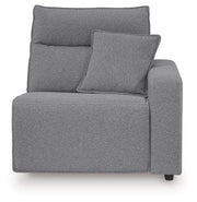 Modmax II Salt and Pepper 8-Piece Power Reclining Sectional with Console - 65906S47