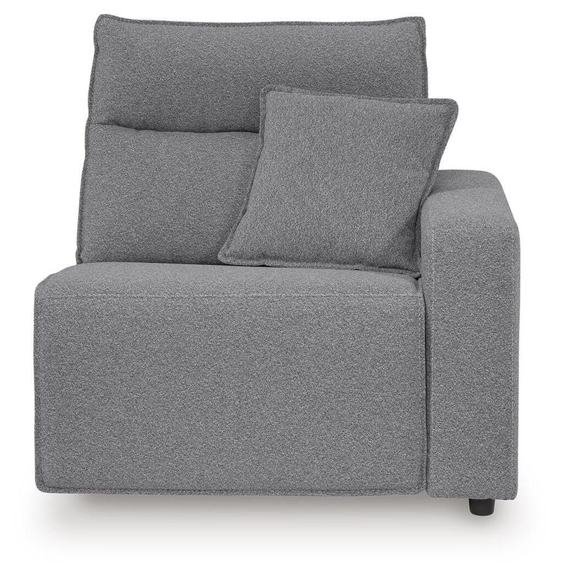 Modmax II Salt and Pepper 8-Piece Power Reclining Sectional with Console - 65906S47