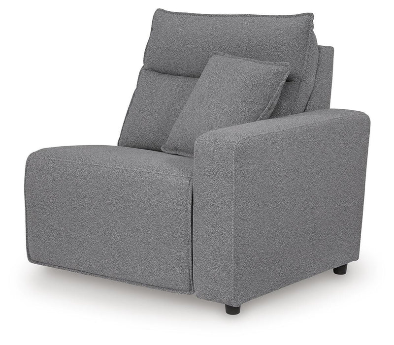 Modmax II Salt and Pepper 8-Piece Power Reclining Sectional with Console - 65906S47