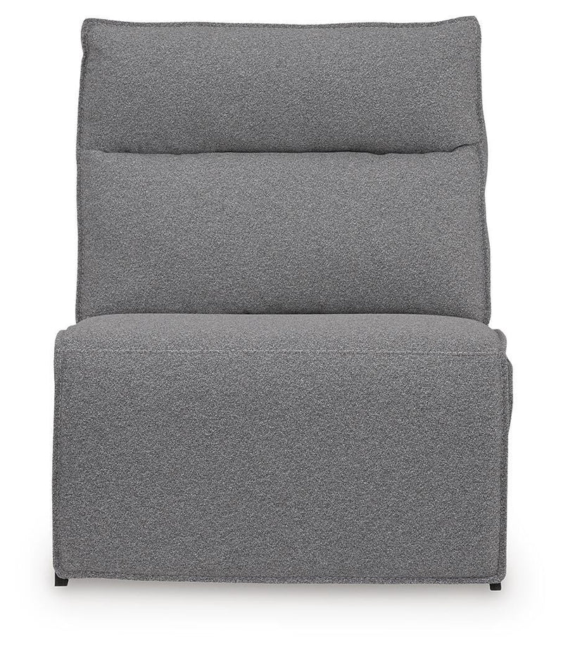 Modmax II Salt and Pepper 8-Piece Power Reclining Sectional with Console - 65906S47