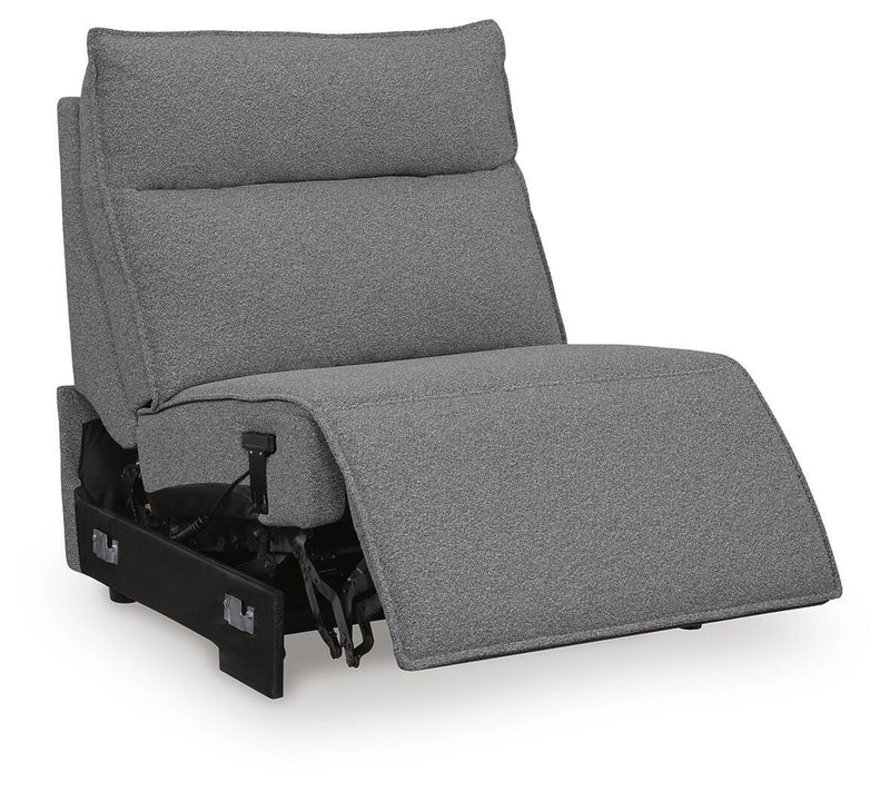 Modmax II Salt and Pepper 8-Piece Power Reclining Sectional with Console - 65906S47