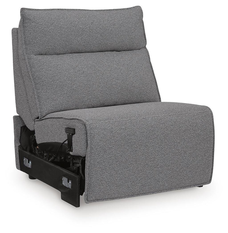 Modmax II Salt and Pepper 8-Piece Power Reclining Sectional with Console - 65906S47