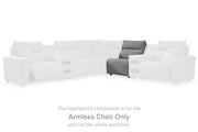 Modmax II Salt and Pepper Armless Chair - 6590646