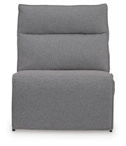 Modmax II Salt and Pepper Power Armless Recliner - 6590631