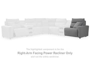Modmax II Salt and Pepper Right-Arm Facing Power Recliner - 6590662