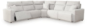 Modmax II Stone 5-Piece Power Reclining Sectional - 65907S8