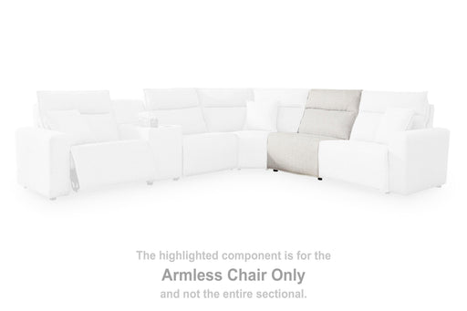 Modmax II Stone Armless Chair - 6590746