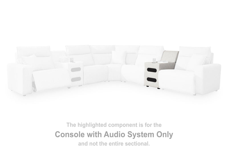 Modmax II Stone Console with Audio System - 6590760
