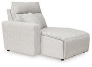 Modmax II Stone Left-Arm Facing Power Chaise - 6590779
