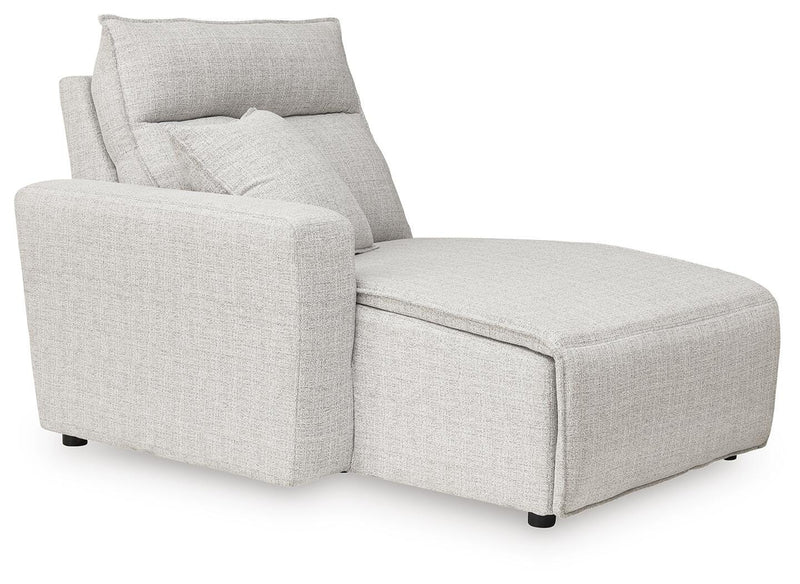 Modmax II Stone Left-Arm Facing Power Chaise - 6590779