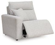 Modmax II Stone Left-Arm Facing Power Recliner - 6590758