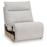 Modmax II Stone Power Armless Recliner - 6590731