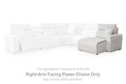 Modmax II Stone Right-Arm Facing Power Chaise - 6590797