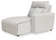 Modmax II Stone Right-Arm Facing Power Chaise - 6590797