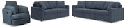 Modmax Ink 3-Piece Sectional Sofa, 2-Piece Sectional Loveseat and Swivel Glider Recliner - 92121U21