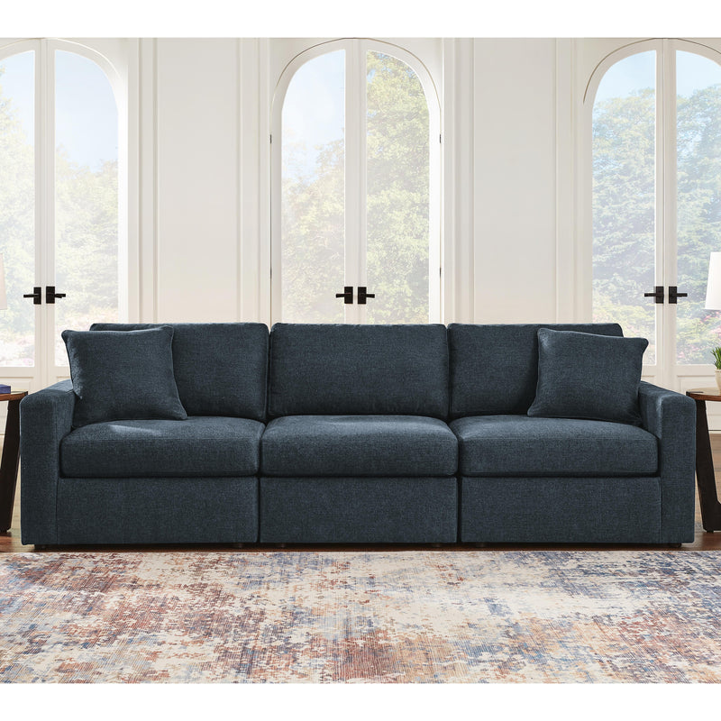 Modmax Ink 3-Piece Sectional Sofa, 2-Piece Sectional Loveseat and Swivel Glider Recliner - 92121U21