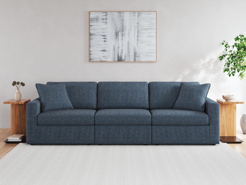 Modmax Ink 3-Piece Sectional Sofa, 2-Piece Sectional Loveseat and Swivel Glider Recliner - 92121U21