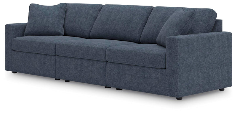 Modmax Ink 3-Piece Sectional Sofa, 2-Piece Sectional Loveseat and Swivel Glider Recliner - 92121U21
