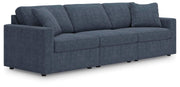 Modmax Ink 3-Piece Sectional Sofa, 2-Piece Sectional Loveseat and Swivel Glider Recliner - 92121U21