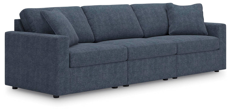 Modmax Ink 3-Piece Sectional Sofa, 2-Piece Sectional Loveseat and Swivel Glider Recliner - 92121U21