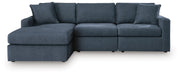 Modmax Ink 3-Piece Sectional Sofa Storage Chaise - 92121S78