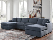 Modmax Ink 4-Piece Double Storage Chaise Sectional - 92121S80
