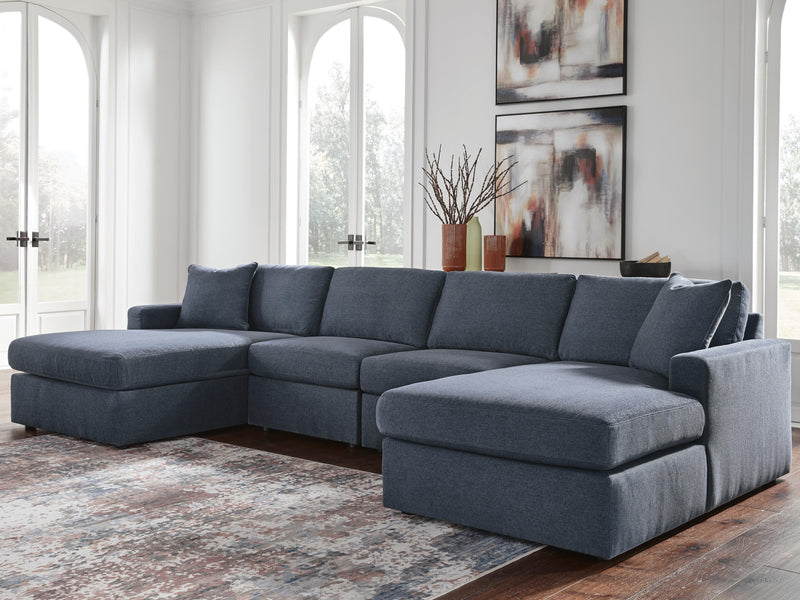 Modmax Ink 4-Piece Double Storage Chaise Sectional - 92121S80
