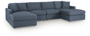 Modmax Ink 4-Piece Double Storage Chaise Sectional - 92121S80