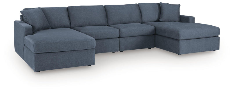 Modmax Ink 4-Piece Double Storage Chaise Sectional - 92121S80