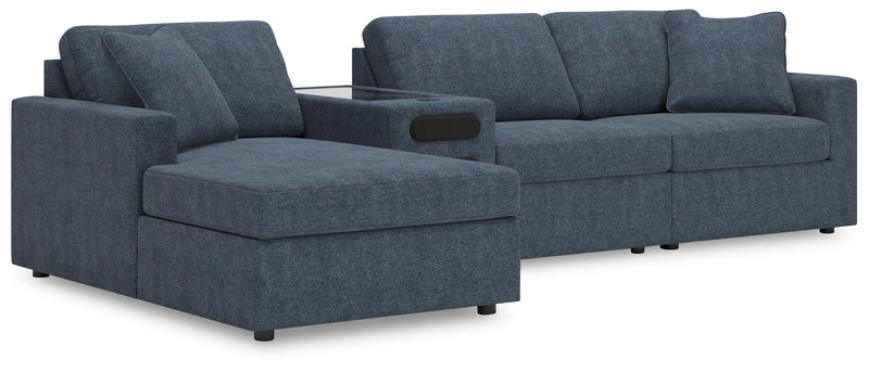 Modmax Ink 4-Piece Sectional with Chaise - 92121S38