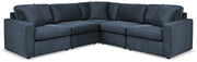 Modmax Ink 5 Piece Sectional with Ottoman - Gate FurnitureSectional