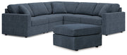Modmax Ink 5 Piece Sectional with Ottoman - Gate FurnitureSectional