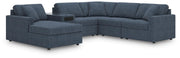 Modmax Ink 6-Piece Sectional with Audio System and Chaise - 92121S50