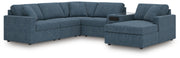 Modmax Ink 6-Piece Sectional with Audio System and Chaise - 92121S51