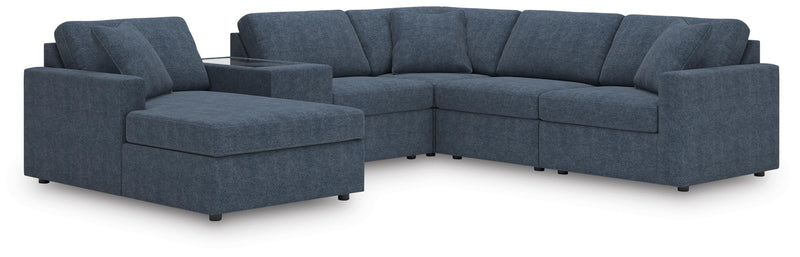 Modmax Ink 6-Piece Sectional with Chaise - 92121S52