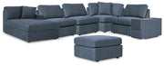 Modmax Ink 6-Piece Sectional with Chaise and Ottoman - 92121U7