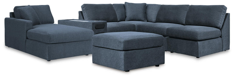 Modmax Ink 6-Piece Sectional with Chaise and Ottoman - 92121U9