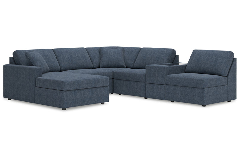 Modmax Ink 6 Piece Sectional with Chaise - Gate FurnitureSectional