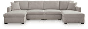 ModMax Luxe Flint 4-Piece Double Chaise Sectional - 68605S16