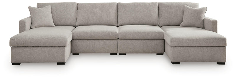 ModMax Luxe Flint 4-Piece Double Chaise Sectional - 68605S16