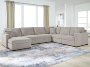 ModMax Luxe Flint 5-Piece Sectional with Chaise and Pop Up Sleeper - 68605S97