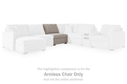 ModMax Luxe Flint Armless Chair - 6860546
