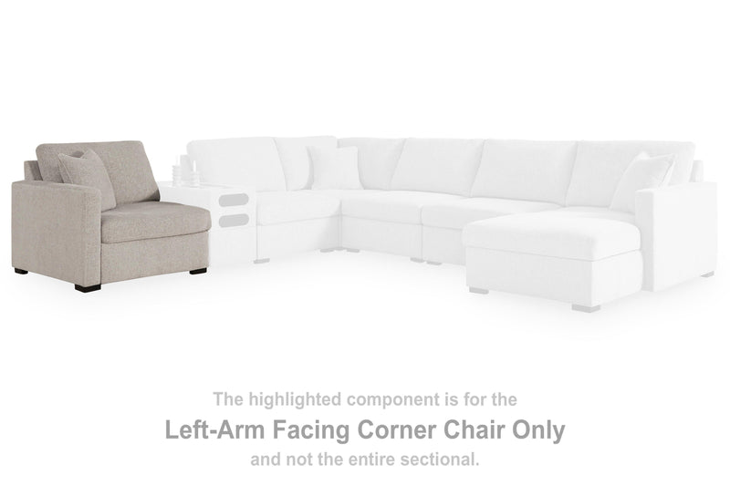 ModMax Luxe Flint Left-Arm Facing Corner Chair - 6860564