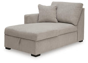 ModMax Luxe Flint Left-Arm Facing Corner Chaise with Storage - 6860516S