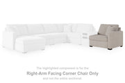 ModMax Luxe Flint Right-Arm Facing Corner Chair - 6860565