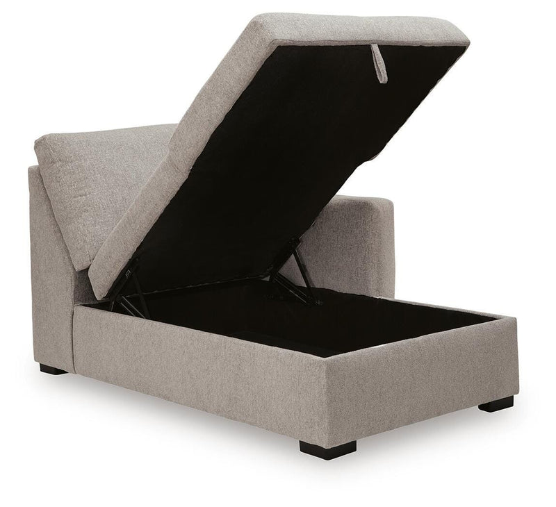 ModMax Luxe Flint Right-Arm Facing Corner Chaise with Storage - 6860517S