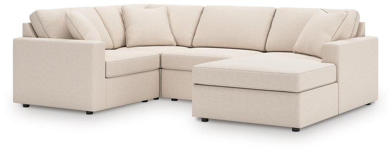 Modmax Oyster 4-Piece Sectional with Chaise - 92103S65